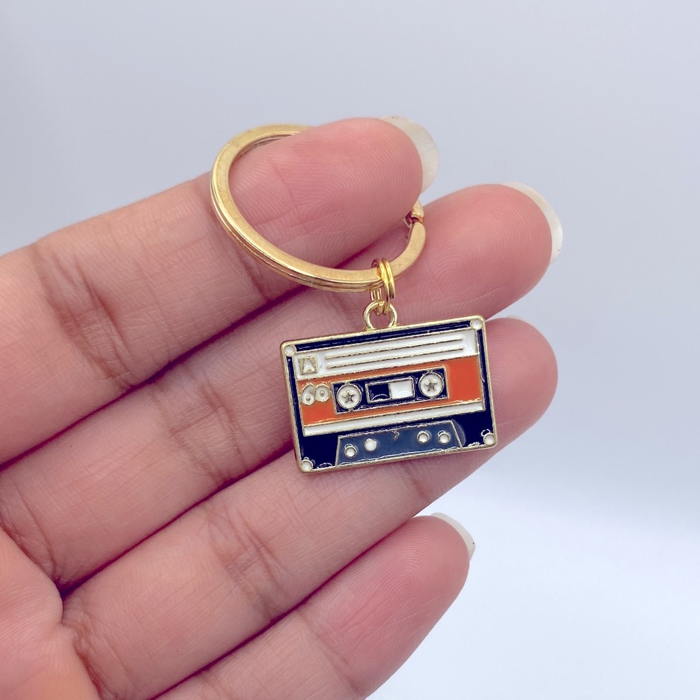 Marvel Inspired Guardians of the Galaxy Mixtape keychain